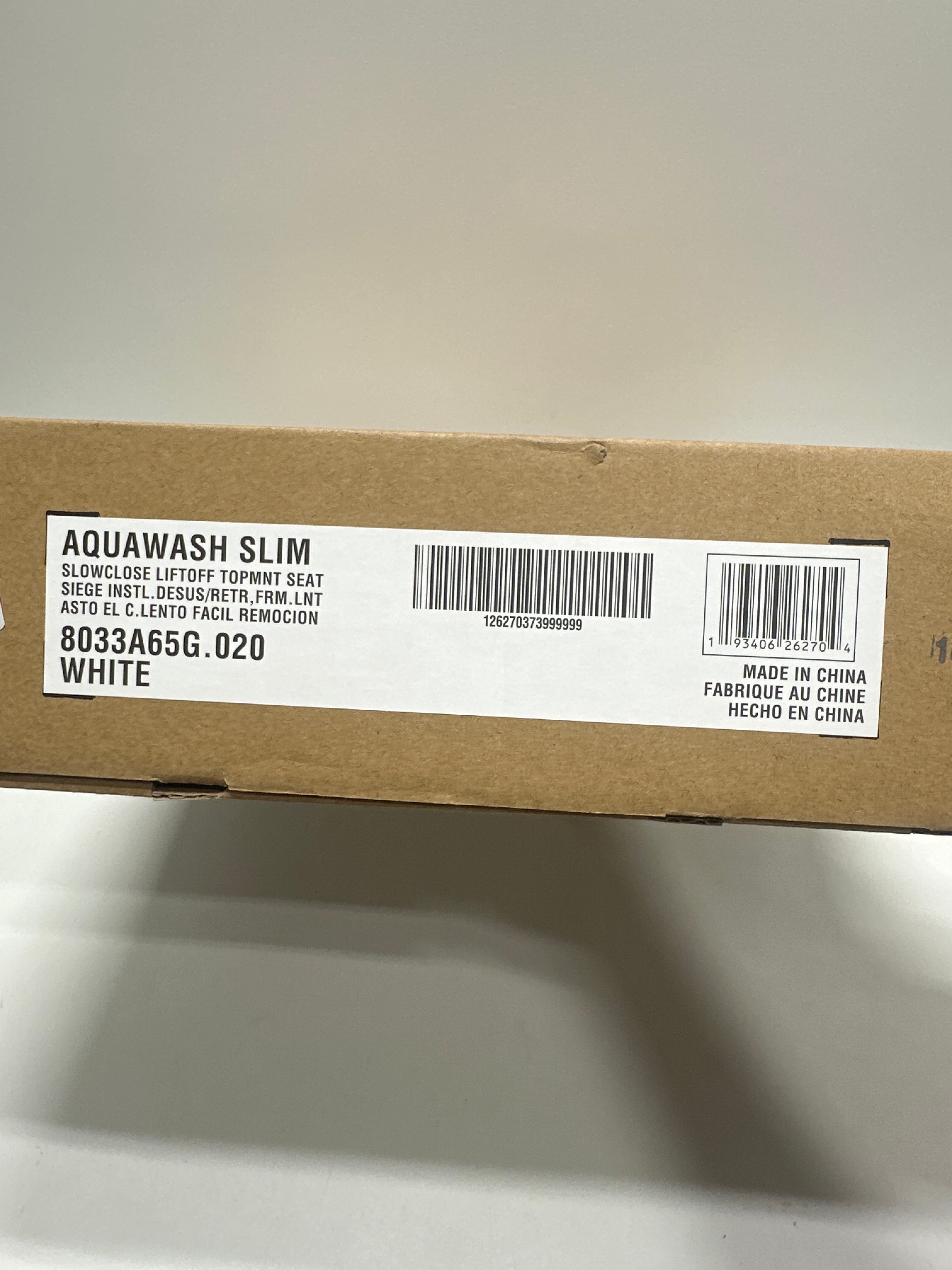 American Standard Aqua Wash® Slim Non-Electric Spa Let® Bidet Seat with Manual Operation in White