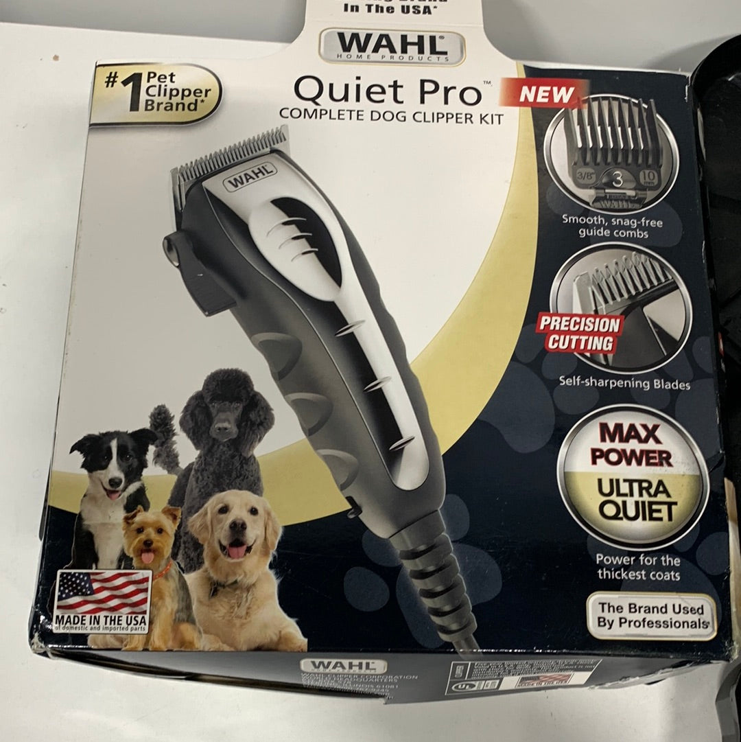 Used Wahl Quiet Pro Pet Grooming Electric Dog Clipper