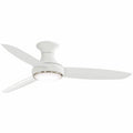 MinkaAire Concept III Outdoor 54 LED Concept III 54" 3 Blade Indoor / Outdoor Smart LED Hugger Ceiling Fan