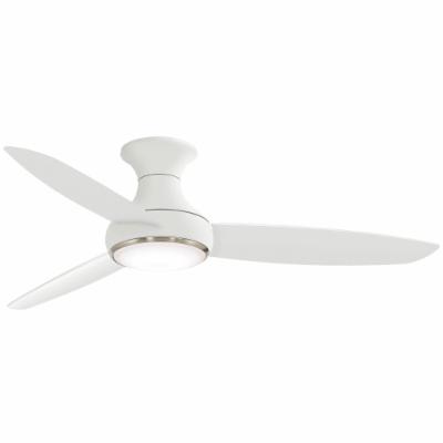 MinkaAire Concept III Outdoor 54 LED Concept III 54" 3 Blade Indoor / Outdoor Smart LED Hugger Ceiling Fan