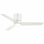 Minka Aire Pure 48 Inch Flush Mount Fan with Light Kit Pure - F671L-WHF - Modern Contemporary