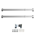 Rod Desyne KSH-2036 Flat Sash Rod (Set of 2), 20-36 inch, White