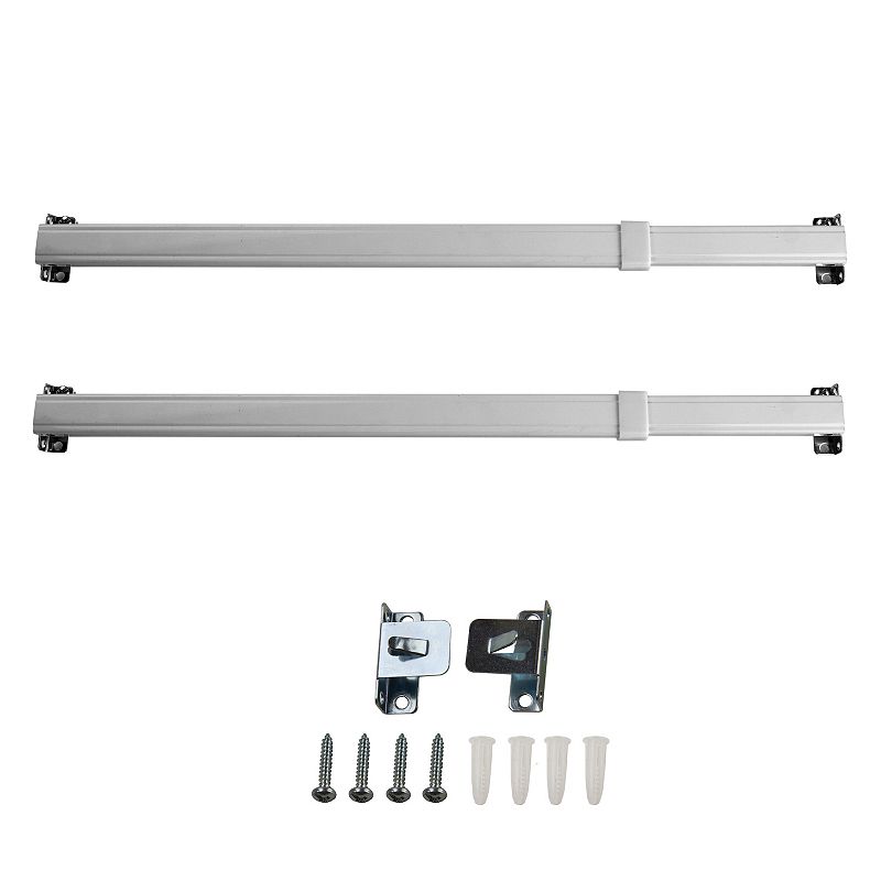 Rod Desyne KSH-2036 Flat Sash Rod (Set of 2), 20-36 inch, White