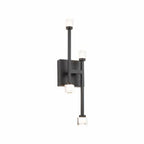 Artcraft Lighting Batton LED Wall Sconce in Black, Size: 4 Light