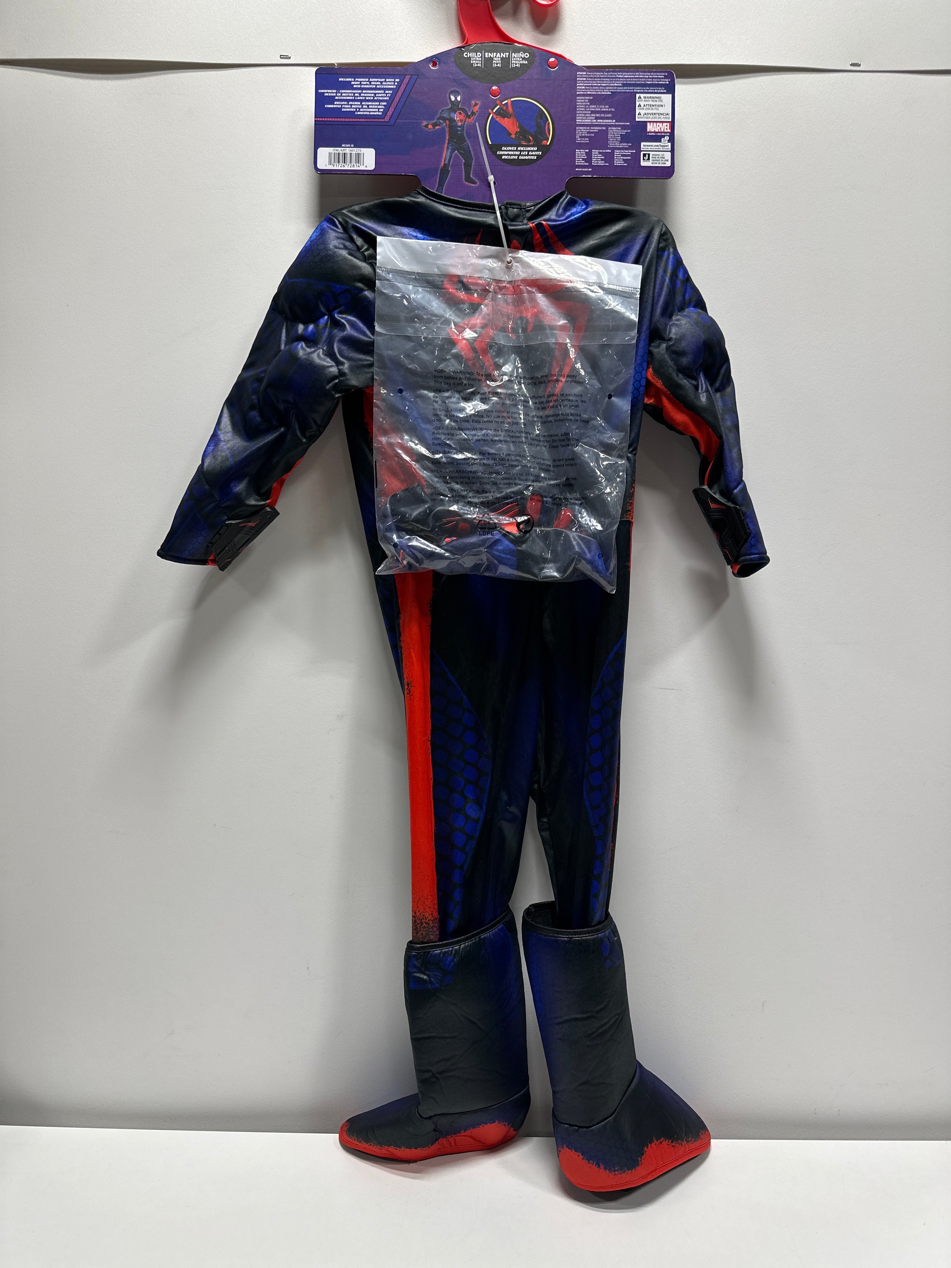 Spiderman Across the Spiderverse Costume Kids S 3*4 - *Christmas & Seasonal