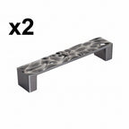 2 x Amerock BP1003128 Calathea 5-1/16 Inch Center to Center Handle Cabinet Pull Black Chrome