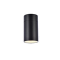 Elegant Lighting LDOD4039 Raine 8’’ Tall Outdoor Wall Sconce - Cylindrical Fixture Black - *Lighting & Electrical