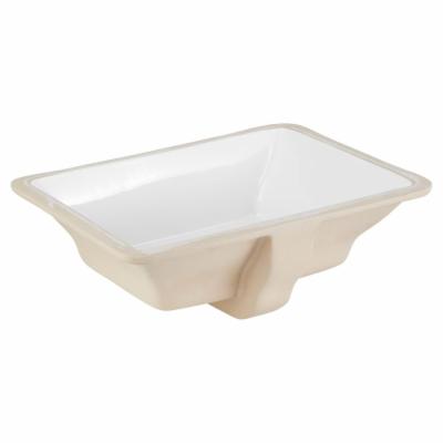 Signature Hardware 948172 Carraway 21" Rectangular Porcelain Undermount Bathroom Sink White