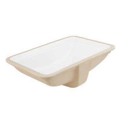 Signature Hardware 947981 Key Largo 20" Rectangular Porcelain Undermount Bathroom Sink White