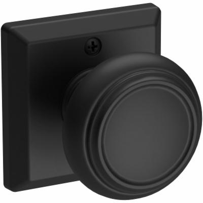 Baldwin HD.Tra.Tsr Traditional Non-Turning One-Sided Dummy Door Knob - Black