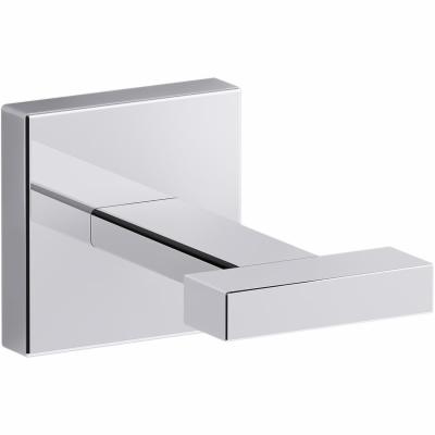 Kohler K-23290 Square Single Robe Hook Polished Chrome