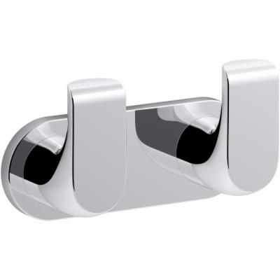 Kohler 97500-CP Avid® Double Robe Hook, Polished Chrome