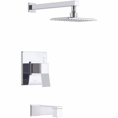 Gerber D502019TC Avian Tub and Shower Trim Package with 2 GPM Single Function Shower Head Chrome Showers Tub and Shower Pressure Balanced