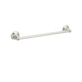 Italian Bath 18 in. Wall Mounted Towel Bar in Polished Nickel