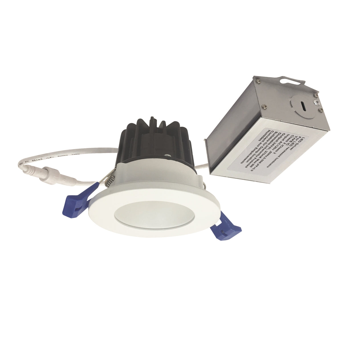 Nora Lighting M2 LED Canless Recessed Fixture 2" Reflector Trim - IC Rated and Airtight - 3000K - 400 Lumens