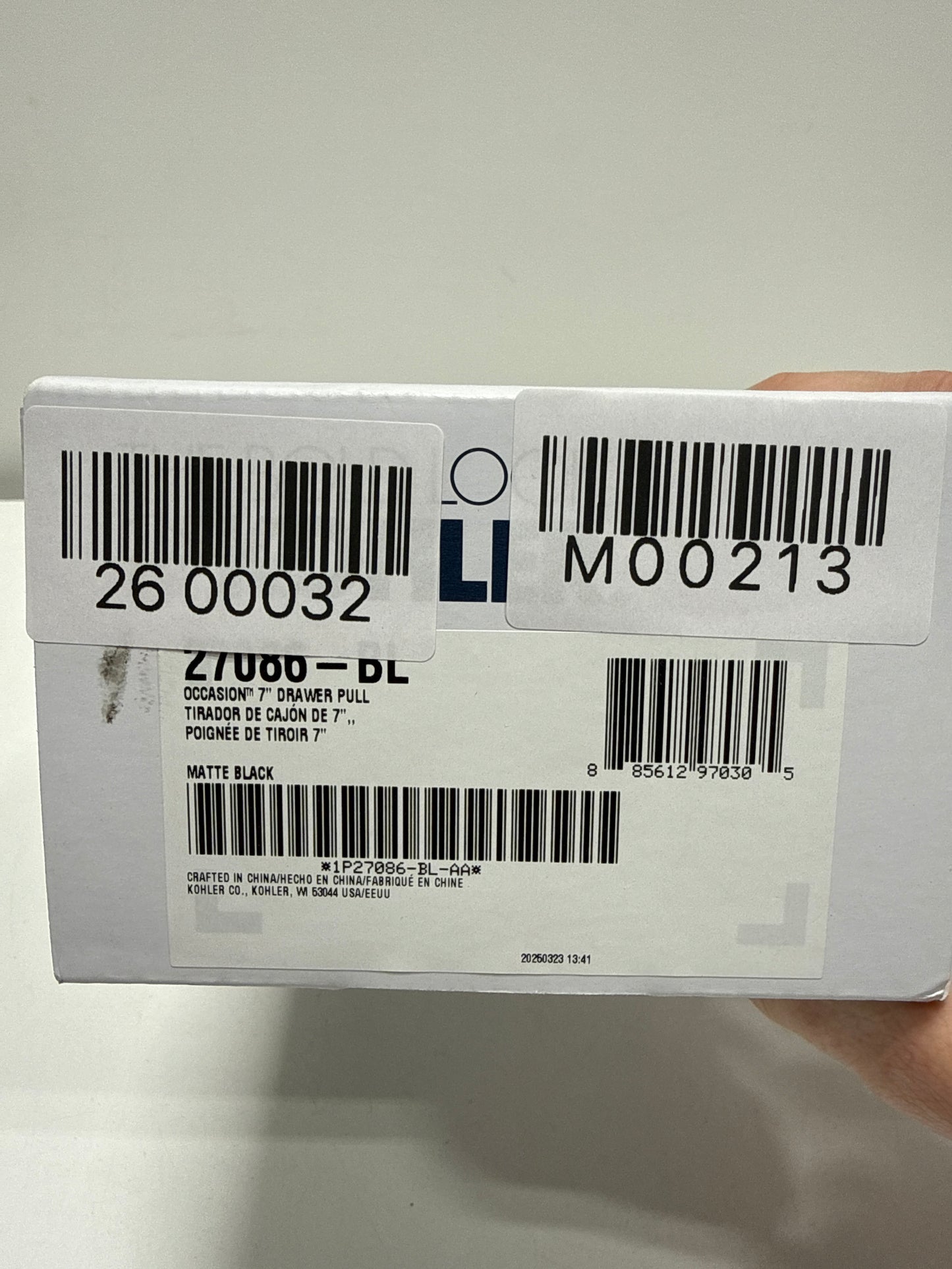 Occasion 7 in. (176 Mm) Center-to-Center Cabinet Pull in Matte Black