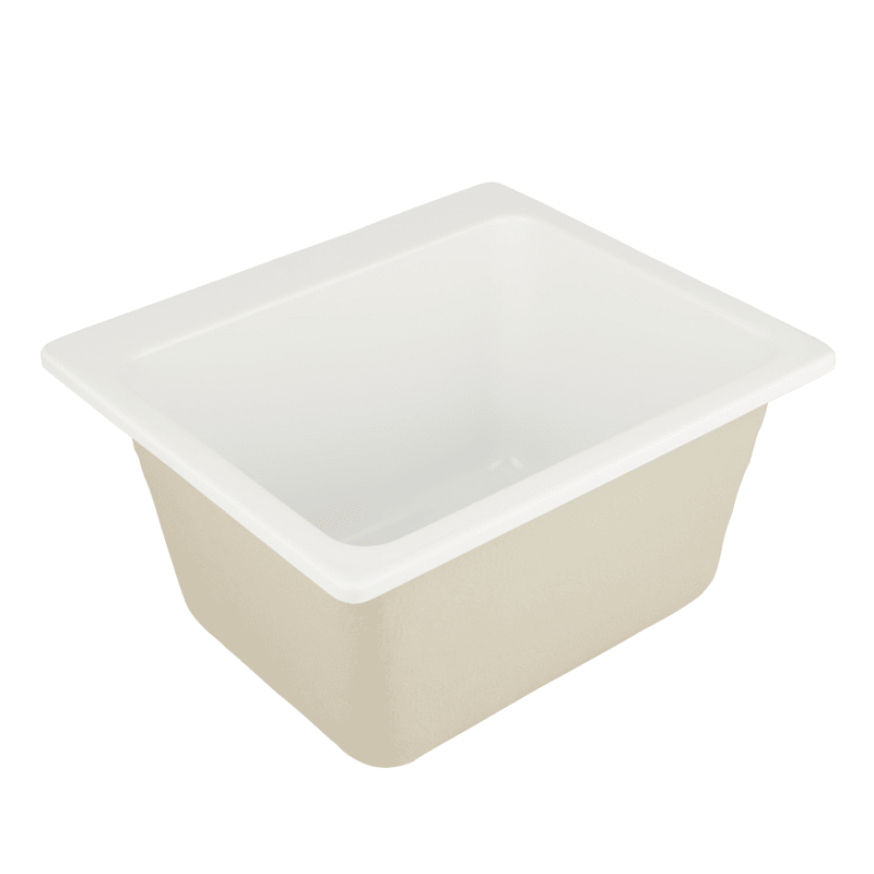 Signature Hardware 449309 Medford 25" Drop in or Undermount Single Basin Acrylic Laundry Sink