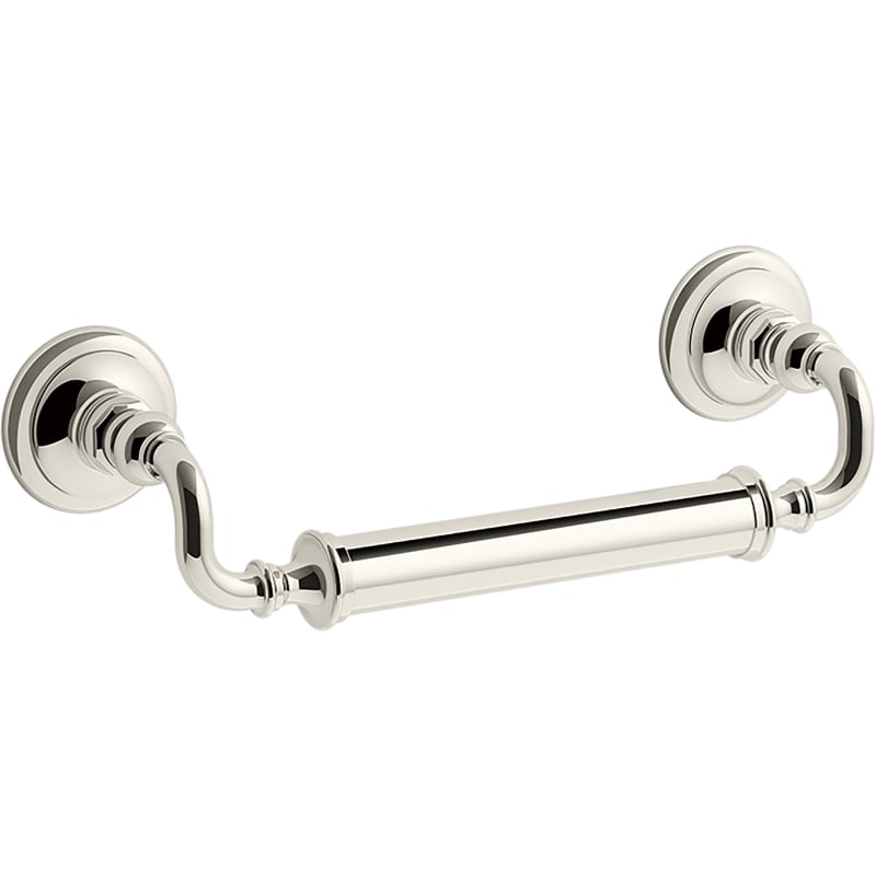KOHLER Artifacts 12 in. Grab Bar in Vibrant Polished Nickel