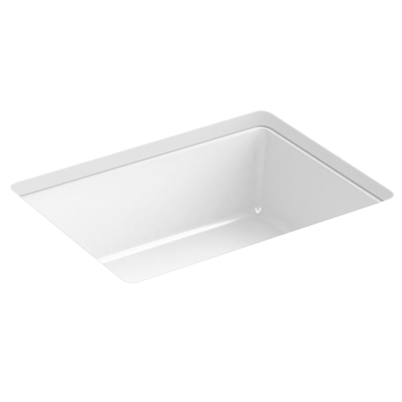 Kohler Verticyl 17 in. Rectangle Undermount Bathroom Sink in White