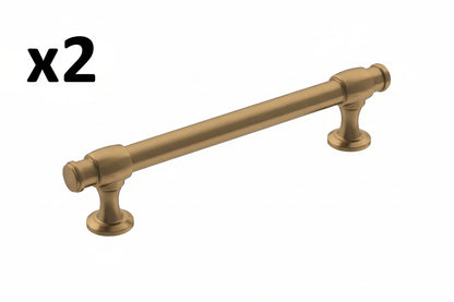 2 x Winsome 5-1/16 in. (128mm) Traditional Champagne Bronze Bar Cabinet Pull