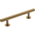 Radius 3-3/4 in. (96mm) Modern Champagne Bronze Bar Cabinet Pull
