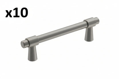 10 x Amerock Destine 3-3/4 Inch Center to Center Bar Cabinet Pull Model: BP36858G10