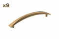 9 x Extensity 6-5/16 in. (160mm) Classic Champagne Bronze Arch Cabinet Pull - *Tools Hardware & Misc
