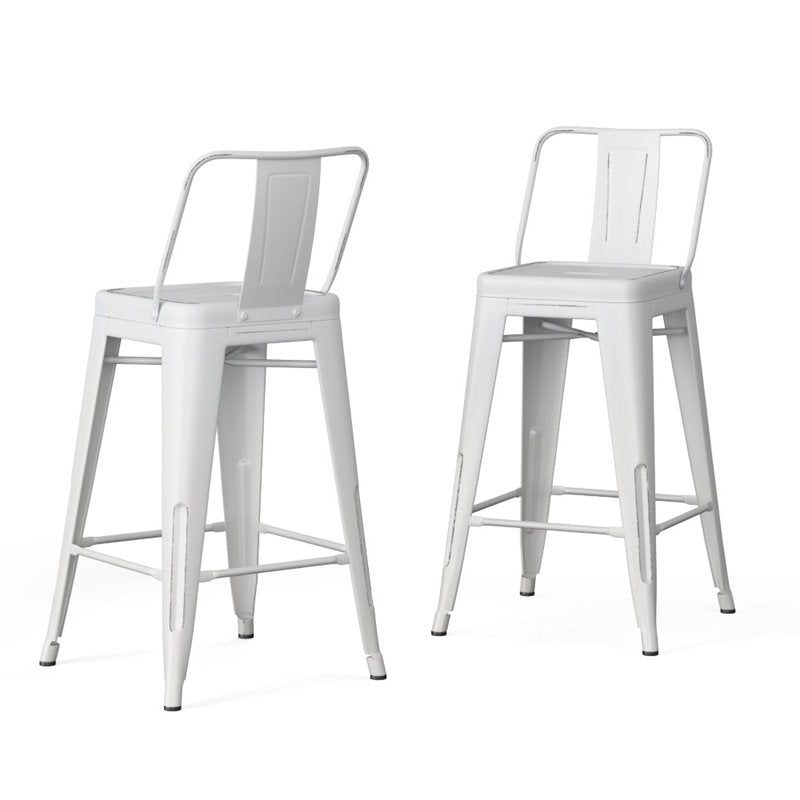 Rayne 30 Inch Metal Bar Stool (Set of 2) - *Furniture & Organization
