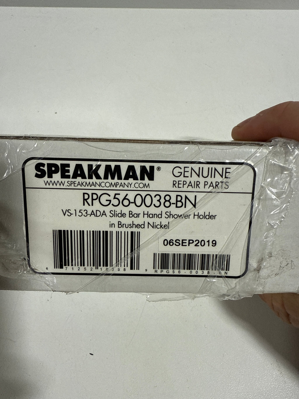 Speakman RPG56-0038-BN Vs-153 Hand Held Shower Holder Brushed Nickel - *Plumbing