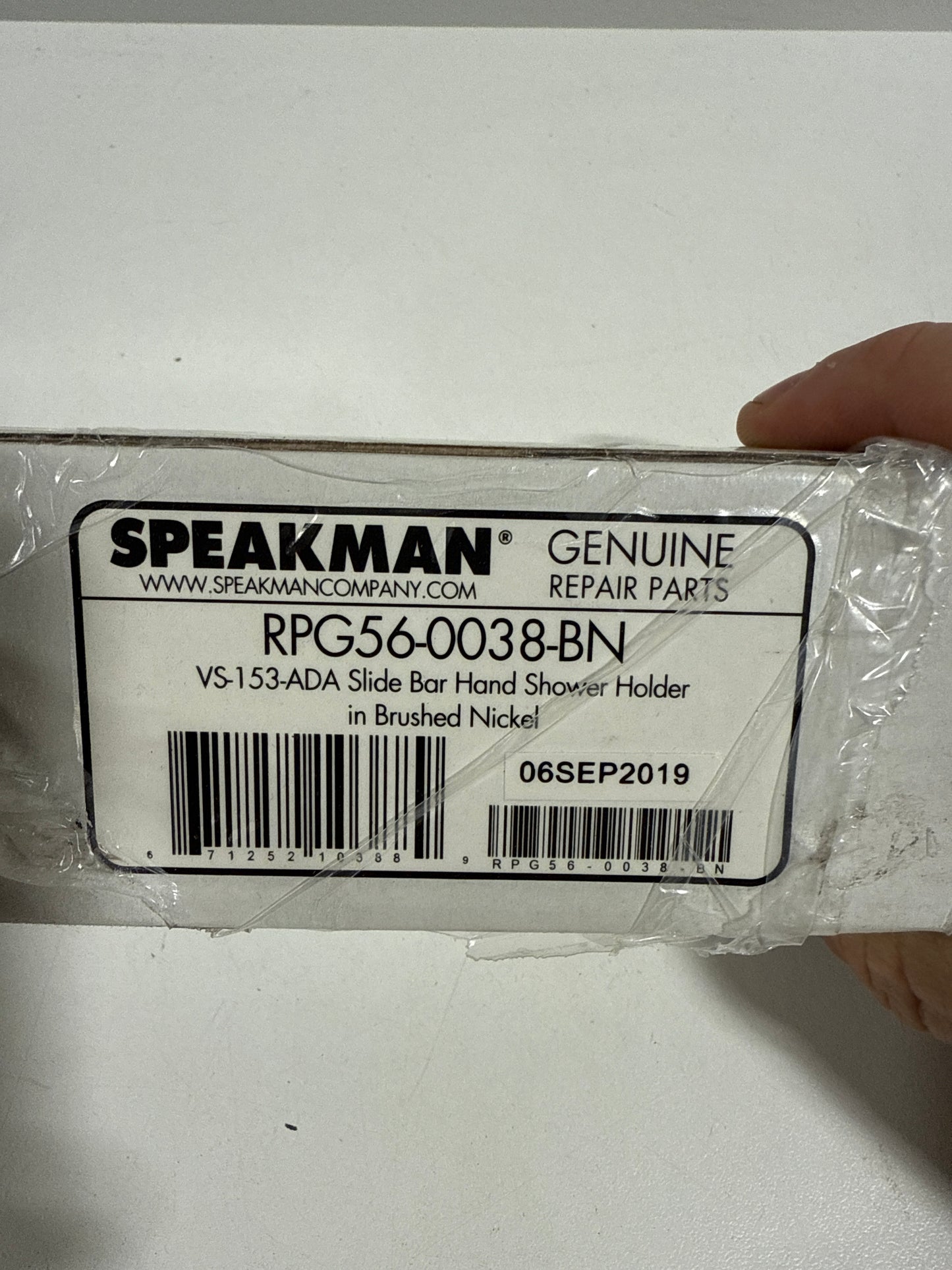 Speakman RPG56-0038-BN Vs-153 Hand Held Shower Holder, Brushed Nickel
