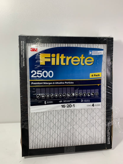 3M Filtrete 16x20x1 Air Filter 4 Pack