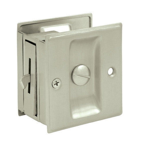 Deltana SDL25 2-3/4’’ X 2-1/2’’ Solid Brass Sliding Pocket Door Privacy Lock - *Tools Hardware & Misc
