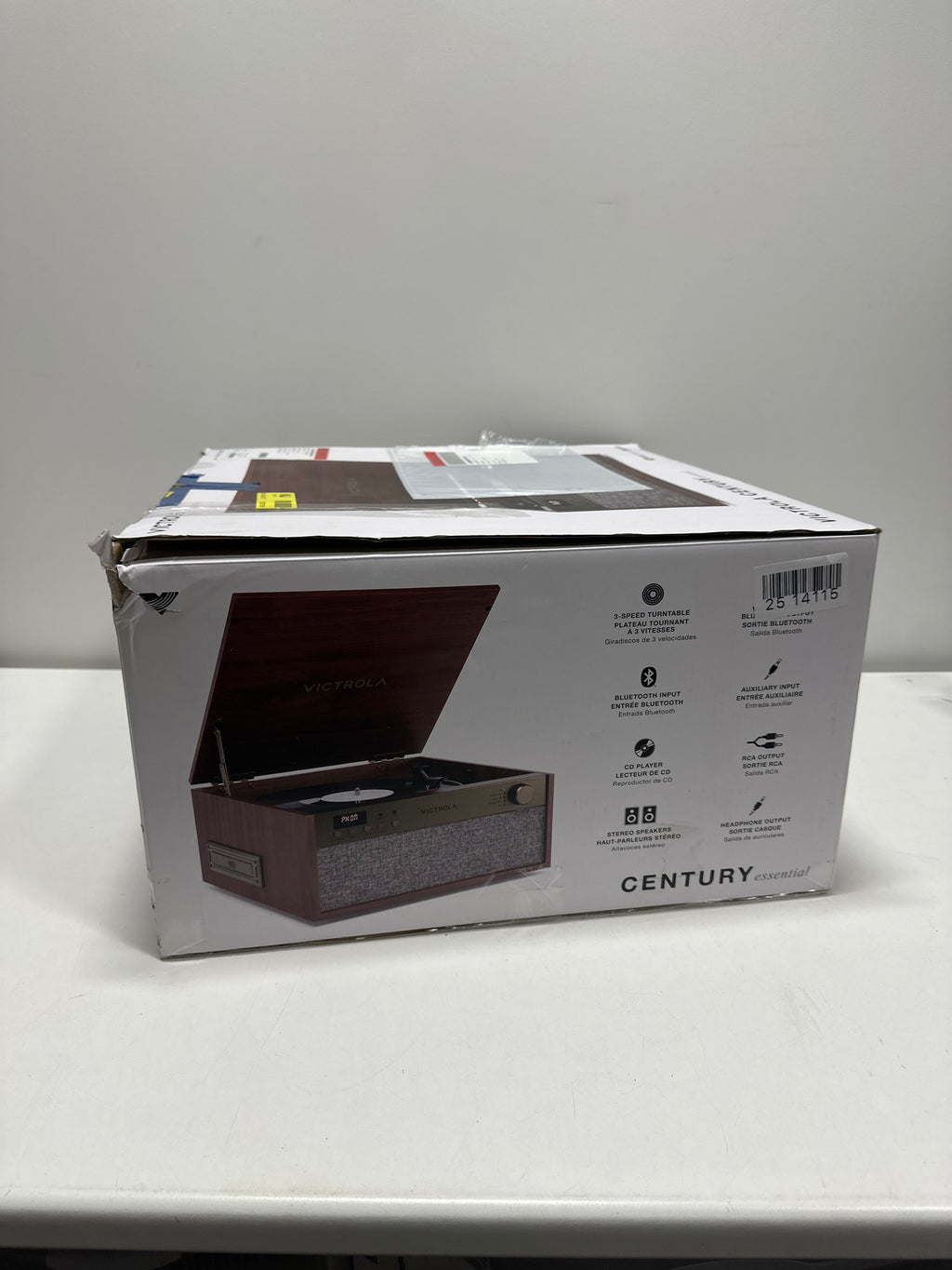 Victrola - Century Essential 5-in-1 Music Center - Walnut - *TV & Home Theater