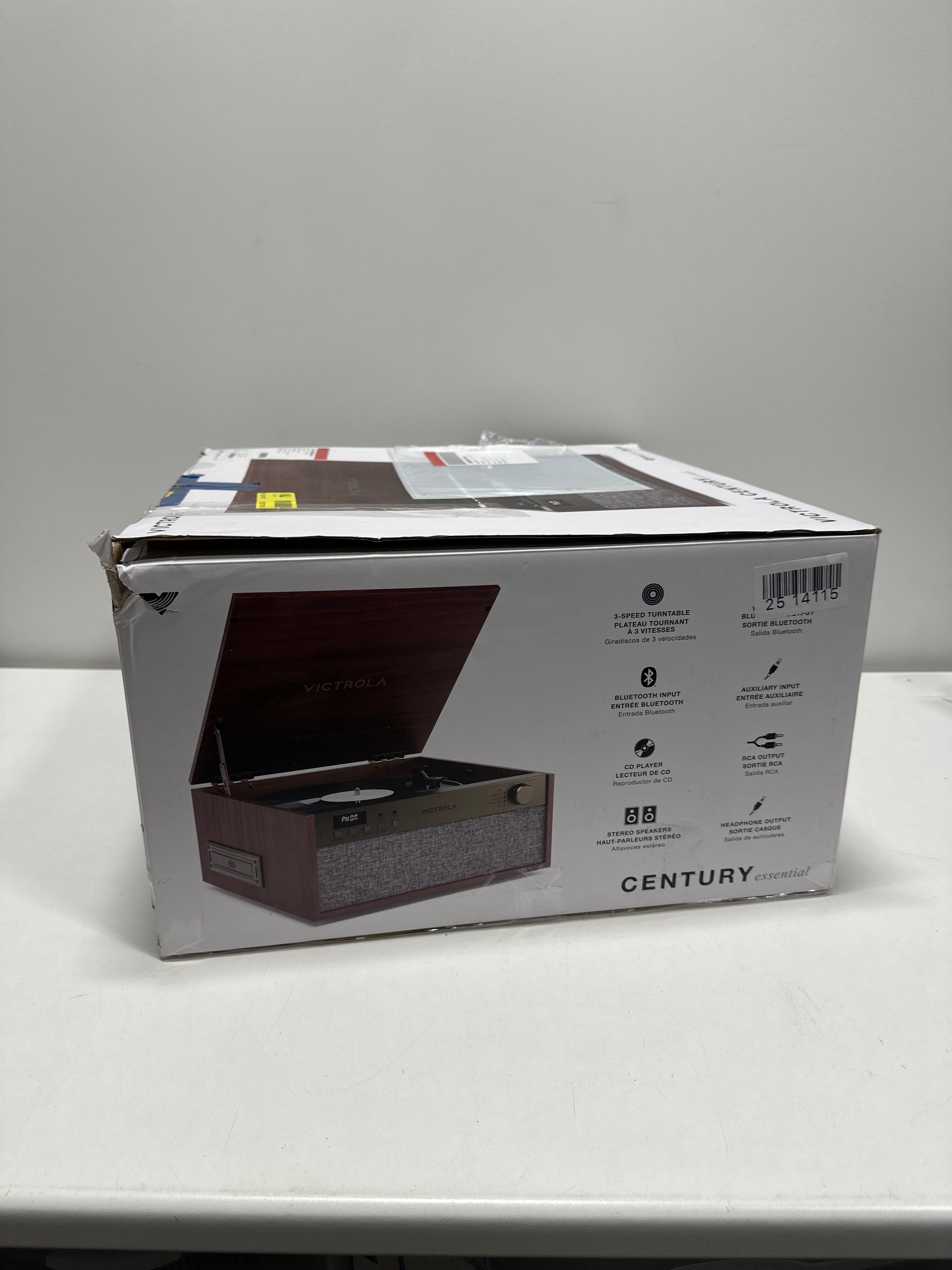 Victrola - Century Essential 5-in-1 Music Center - Walnut - *TV & Home Theater