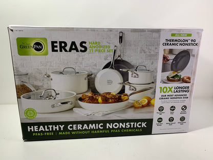 GreenPan Eras Ceramic Non-Stick 11-piece Cookware Set