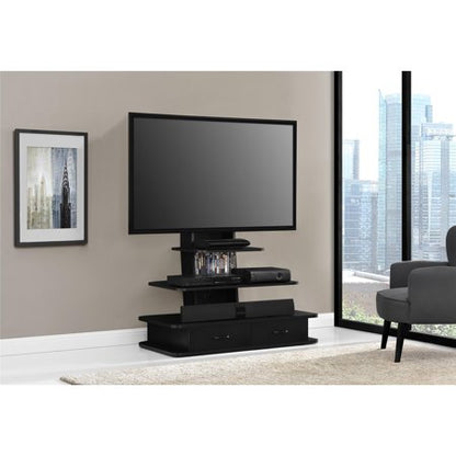 Ameriwood Home - Galaxy TV Stand with Mount for TVs up to 70" - Black