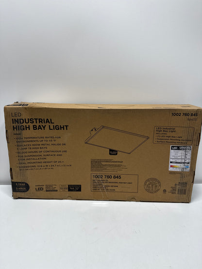 2 Ft. 18000 Lumens 171-Watts Integrated LED High Bay Light 120-277V 5000K Daylight Dimmable Garage Light