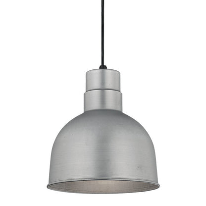 Millennium RDBC10-GA One Light Down Pendant with Chrome Finish, Pwt, Nckl, B/S, Slvr