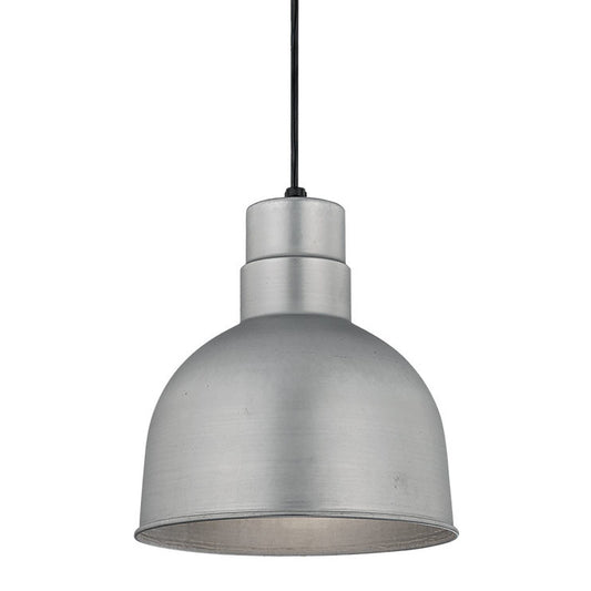 Millennium RDBC10-GA One Light Down Pendant with Chrome Finish, Pwt, Nckl, B/S, Slvr