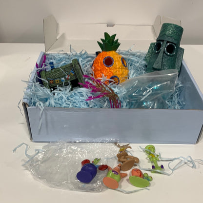 Penn-Plax Spongebob Squarepants Officially Licensed 3-Piece Aquarium Ornament Bundle