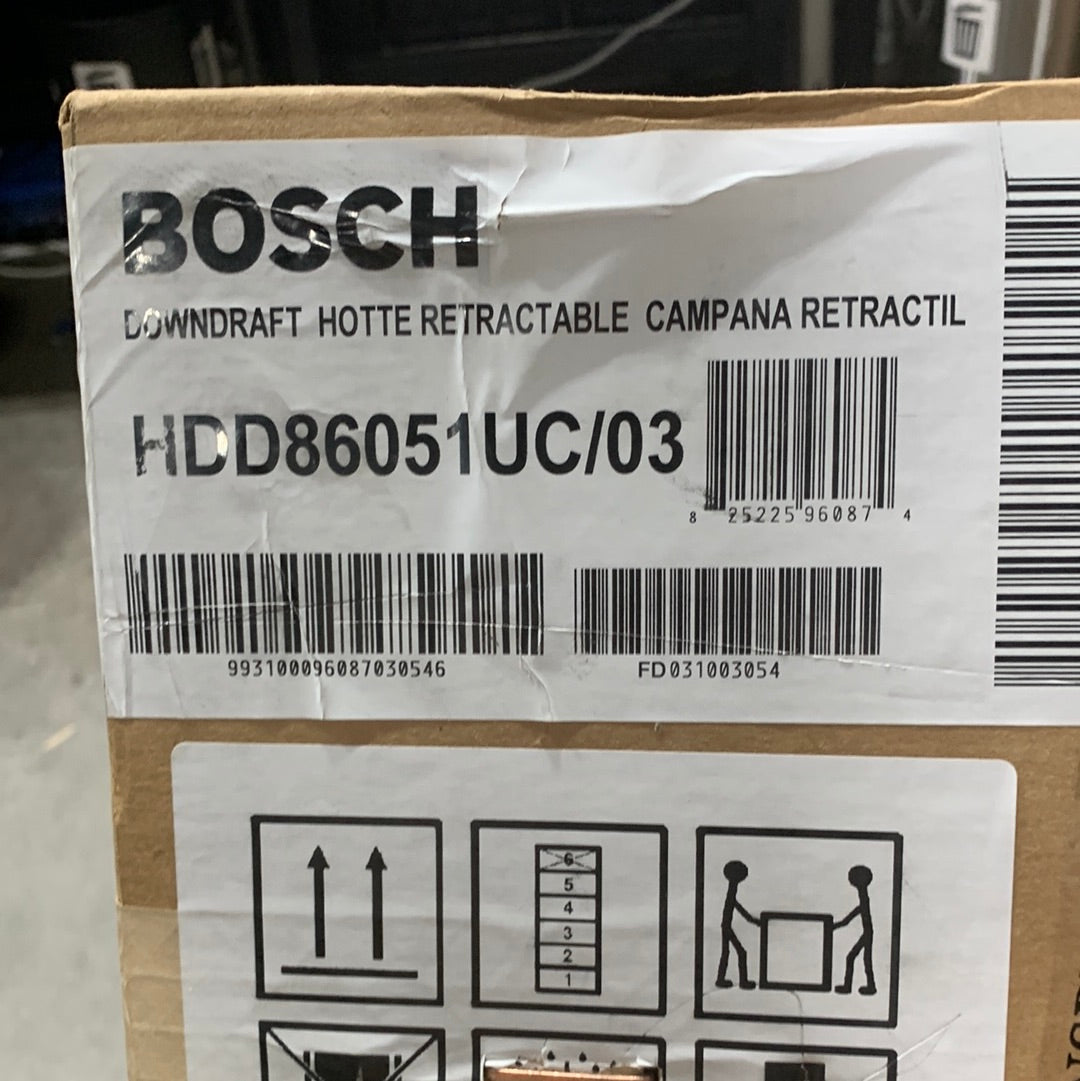 Bosch - 800 Series 36" Telescopic Downdraft System - Stainless Steel