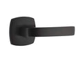 EMTEK Urban Modern Rosette Dummy Pair with Matching Finish Breslin Lever - Choice of 7 Finishes - 5306BRLUS19 - Flat