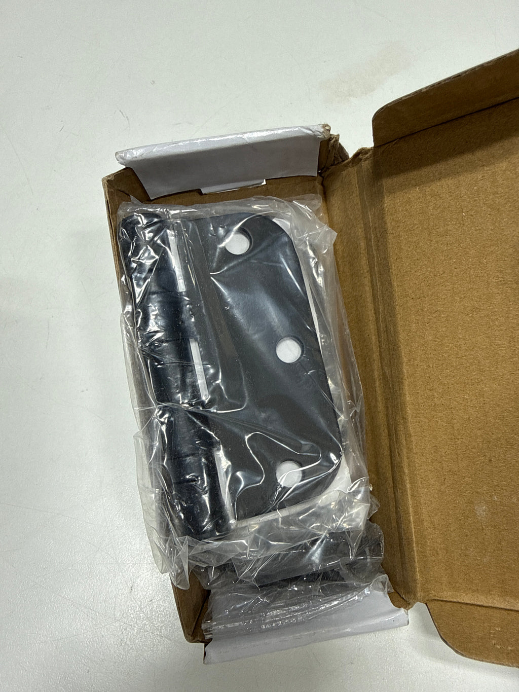 Emtek 94033US19 3.5" x 3.5" Ball Bearing 5/8" Radius Corners Mortise Hinge - Pair, Flat Black