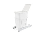 Rev-a-Shelf 35 QT Pullout Waste Container with Lid White - *Tools Hardware & Misc