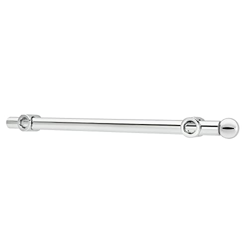 Rev-A-Shelf 14" Sliding Valet Rod for Custom Closet Systems, Extendable Sliding Clothes Hanging Rack, Min Opening Width of 5", Chrome, CVR-14-CR