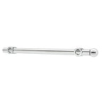 Rev-A-Shelf 14" Sliding Valet Rod for Custom Closet Systems, Extendable Sliding Clothes Hanging Rack, Min Opening Width of 5", Chrome, CVR-14-CR