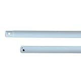 RP Lighting and Fans E12 12" Long 1/2" Diameter Ceiling Fan Downrod for 9' Ceilings White Lighting Accessories and Parts Ceiling Fan Accessories