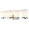 Z-Lite 1939-4V-BN Darcy Vanity, 4-Light 400 Total Watts, Brushed Nickel