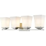 Z-Lite 1939-4V-BN Darcy Vanity, 4-Light 400 Total Watts, Brushed Nickel