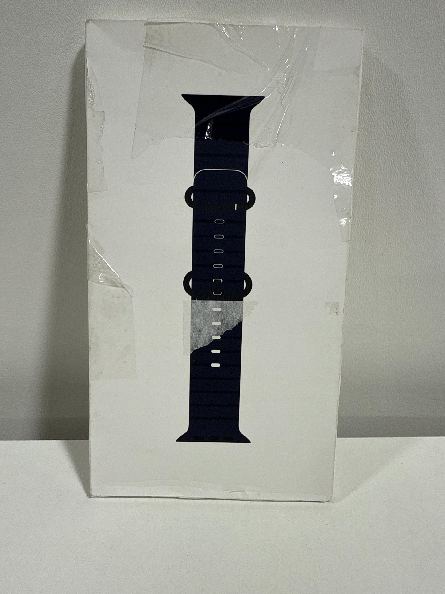 Apple - 49mm OceanBand - Black Titanium Finish - Navy